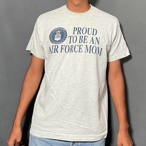 Vintage proud to be an air force mom tee shirt large fotl